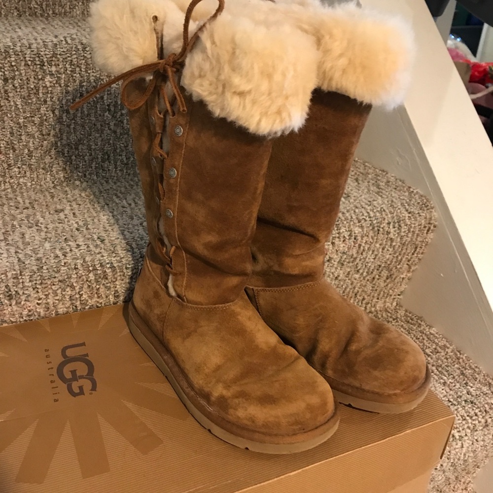 Tall Lace Up Uggs